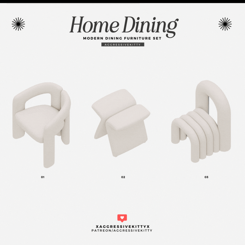 Галерея мода Набор мебели для столовой Home Dining #3